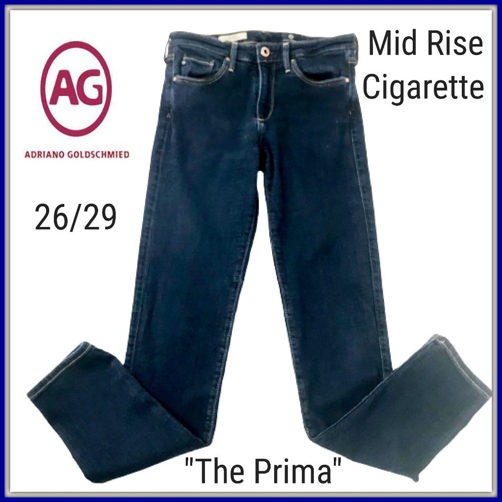 Adriano Goldschmied "The Parma" Mid Rise Cigarette 26/29
